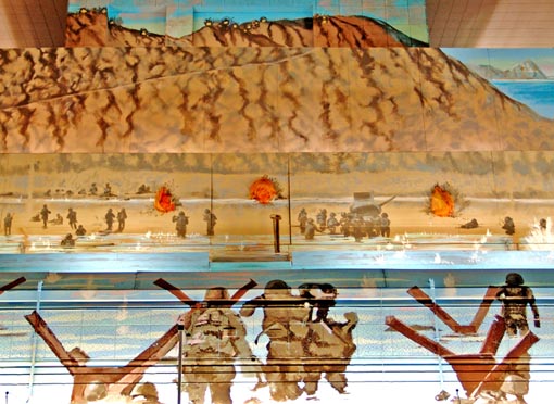 Normandy Beach Mural