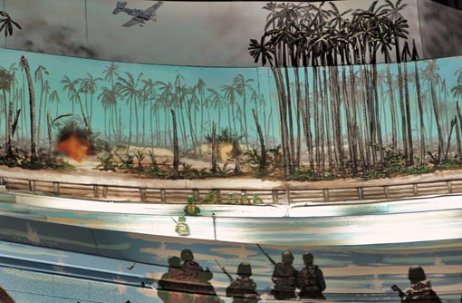 South Pacific World War II Mural